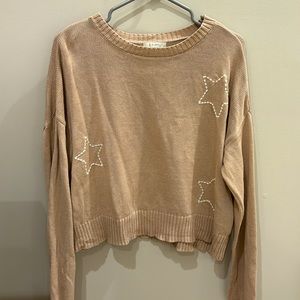 Z Supply cropped knit sweater Medium